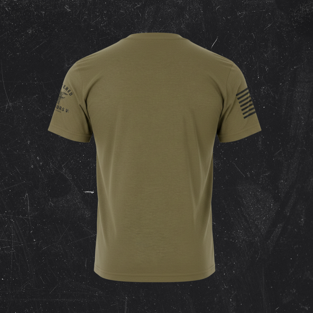 TWVI Eagle Logo T-Shirt – OD Green/Black