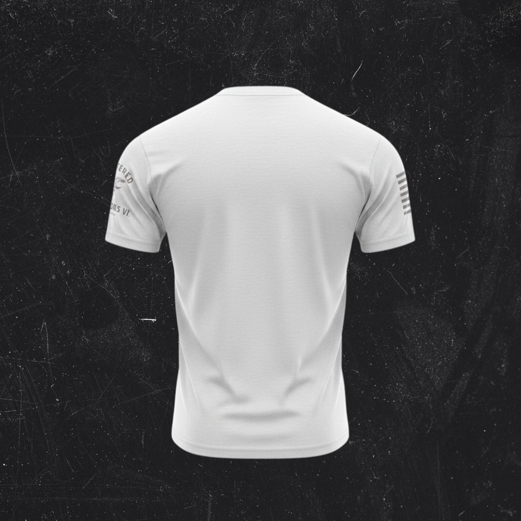 TWVI Eagle Logo T-Shirt – White/Gray