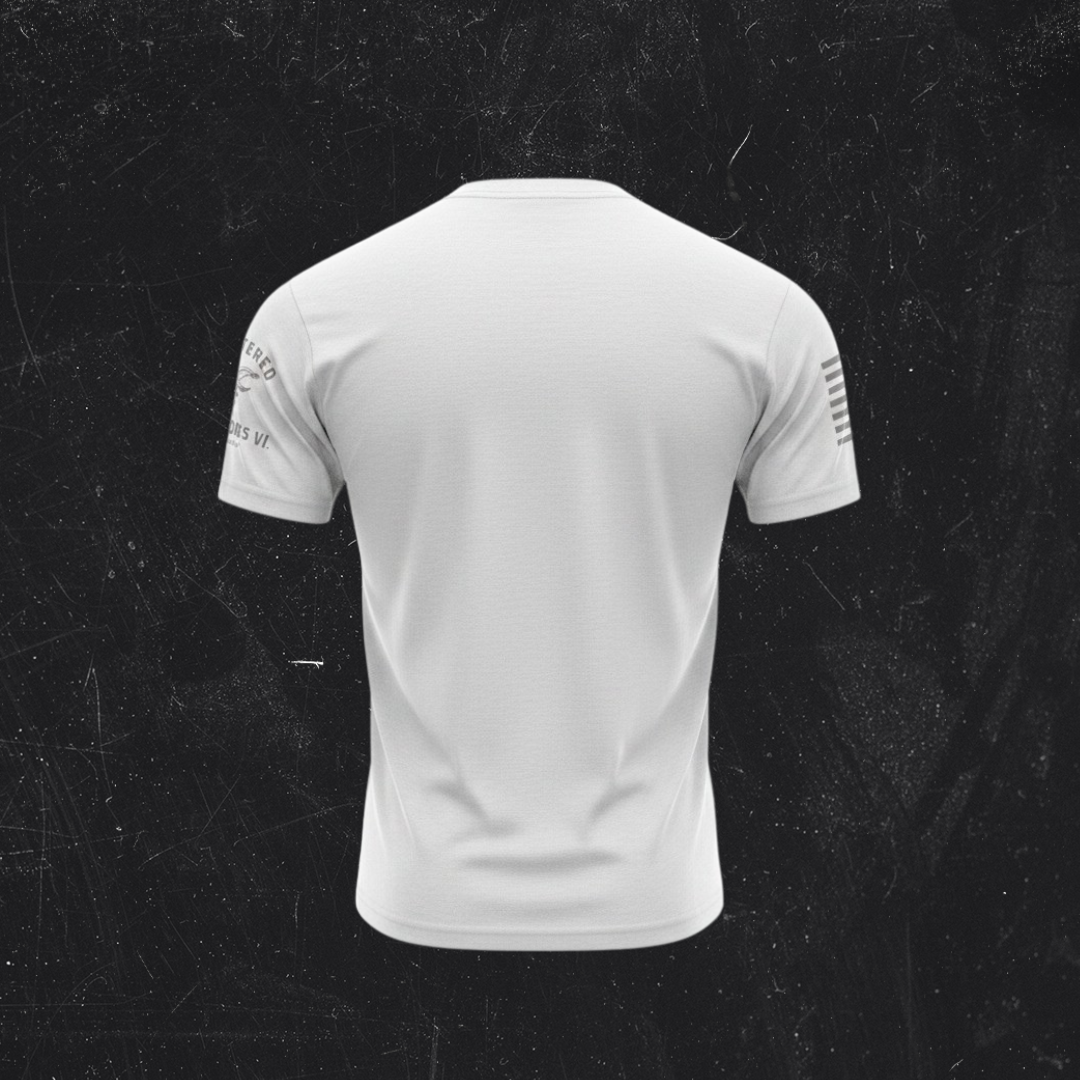 TWVI Eagle Logo T-Shirt – White/Gray
