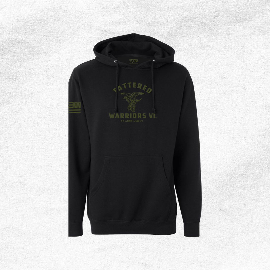 Midweight  Black Hoodie