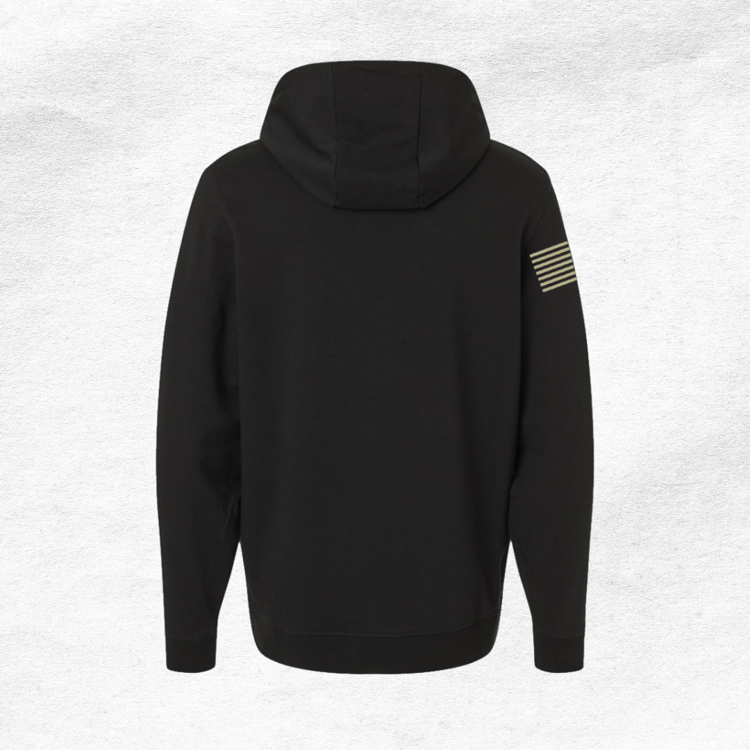 Performance Black Hoodie / Khaki