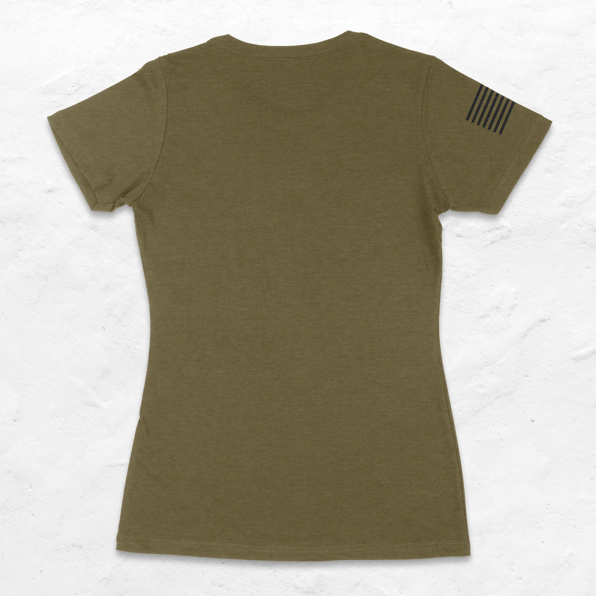 Women's Short Sleeve T-shirt OD Green/Black