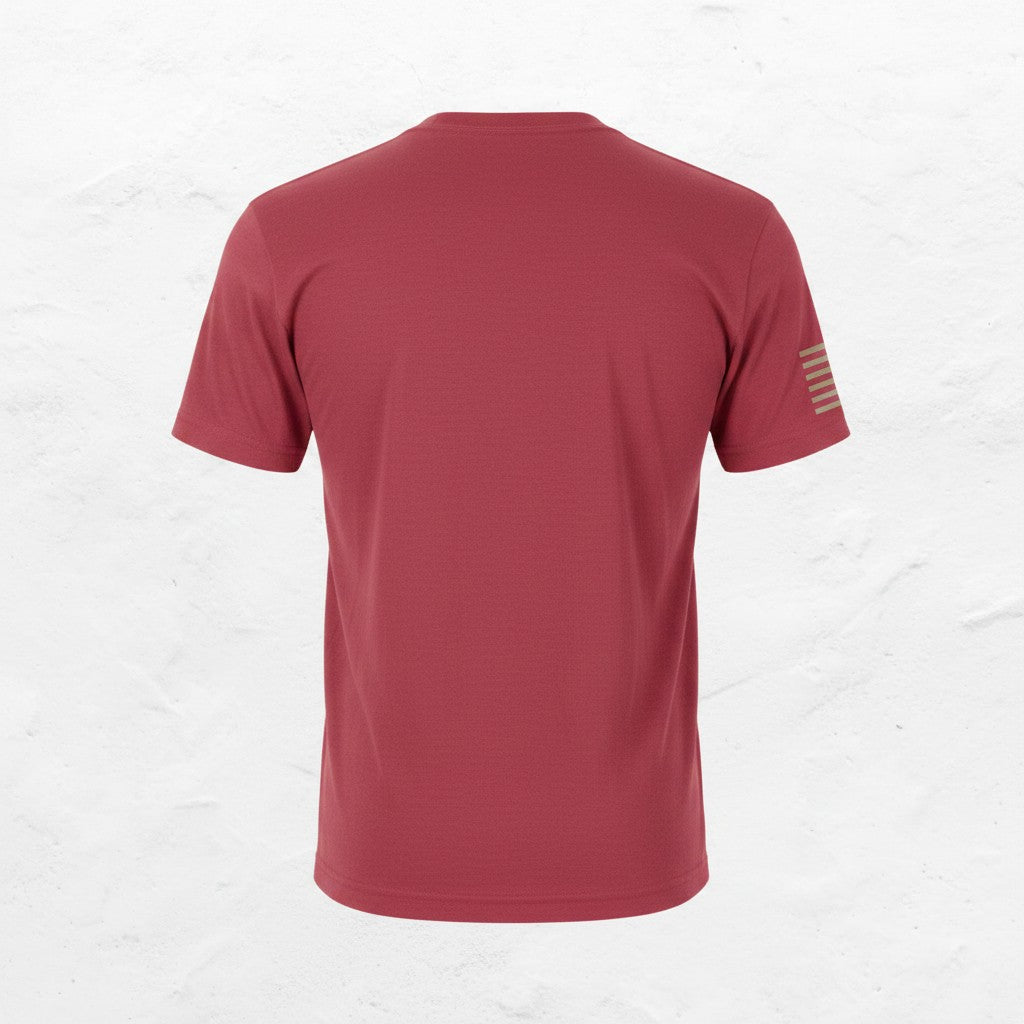 Men's Short Sleeve Red T-shirt