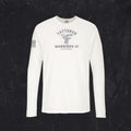 Men's Long Sleeve White/Grey