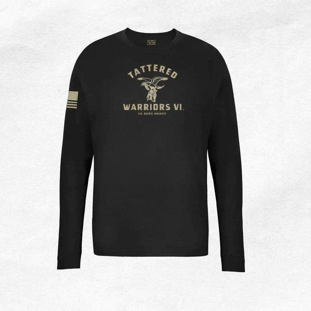 Men's Long Sleeve Black/Khaki