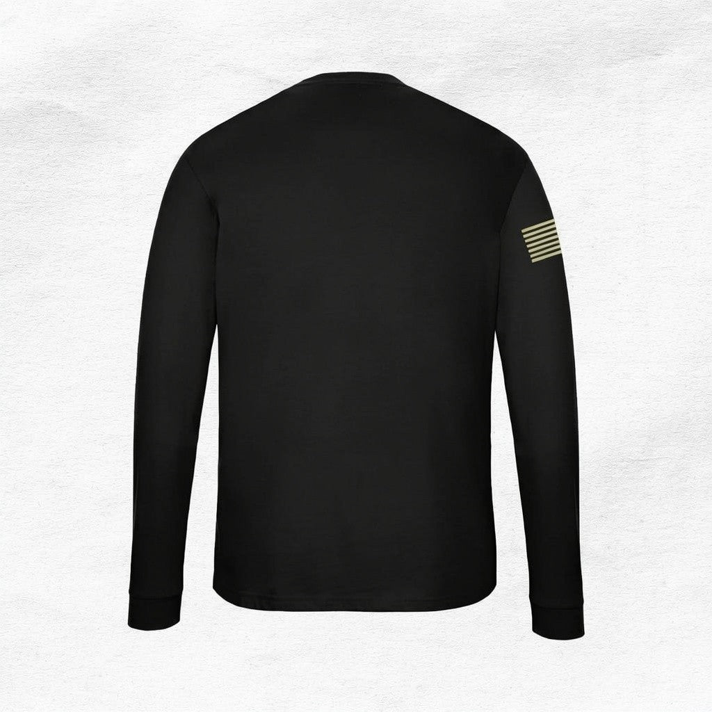 Men's Long Sleeve Black/Khaki