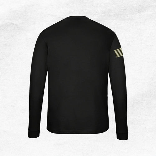 Men's Long Sleeve Black/Khaki