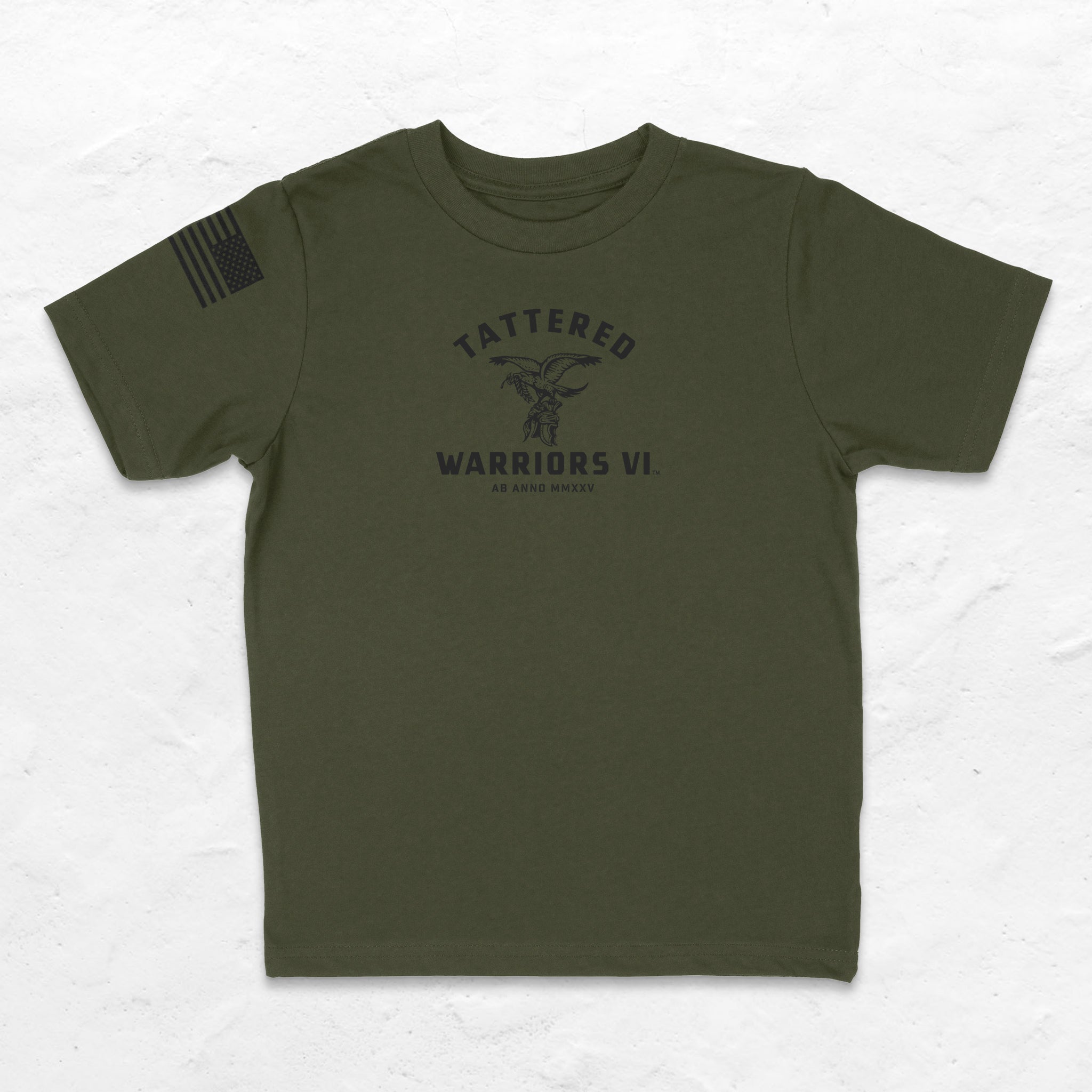 Youth Short Sleeve OD Green Tee
